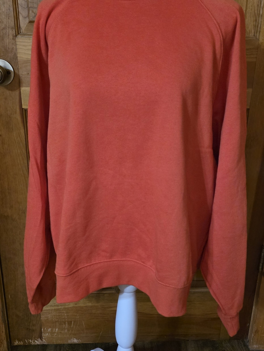 NWT Old Navy Classic Orange Crewneck Sweatshirt